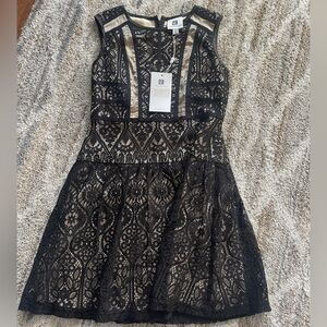 Black Lace cocktail Dress small